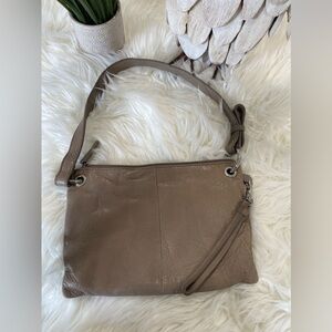 J. Jill crossbody/wristlet, tan leather